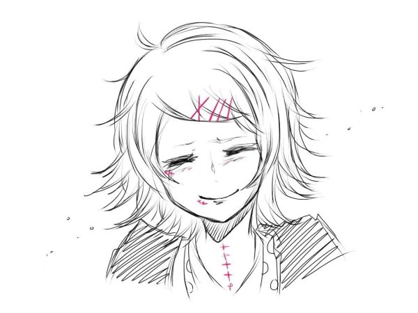 Скетчи аниме Токийский гуль