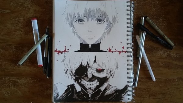 Бумажный Канеки Кен