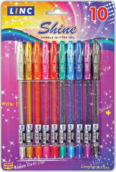 Набор гелевых ручек linc Shine
