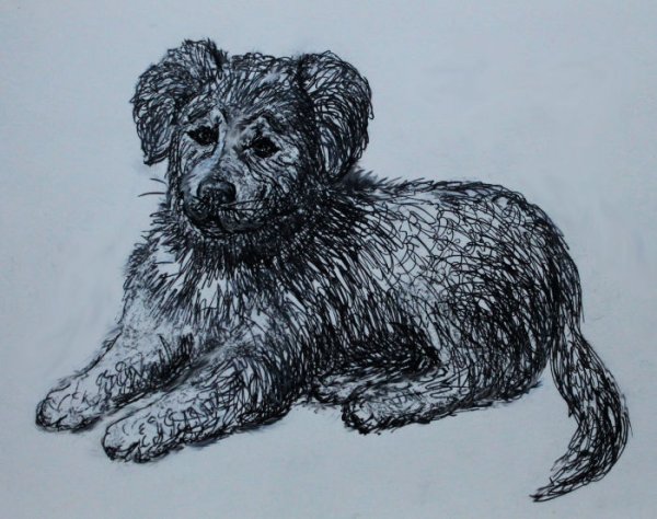 Ручка "собака"