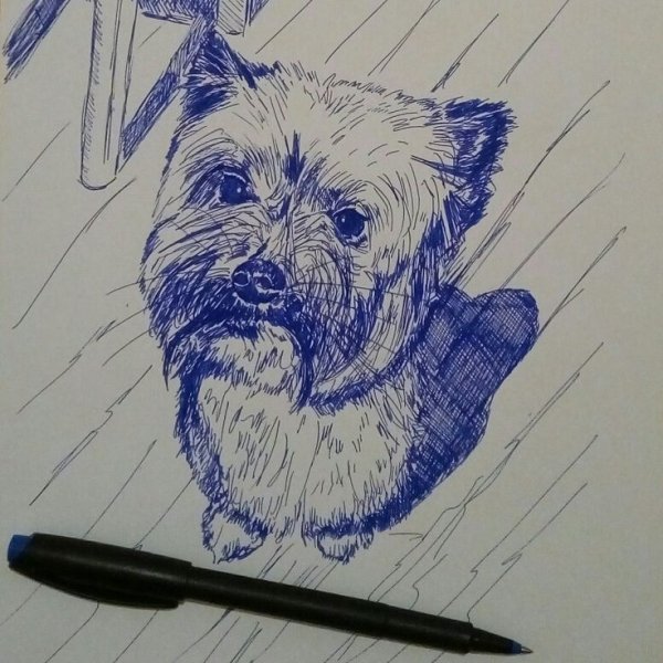 Ручка "собака"