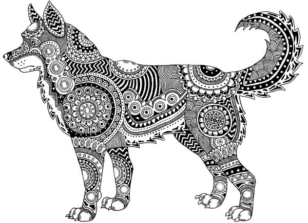 Мандала собака