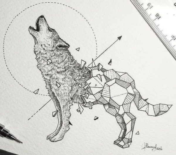 Kerby Rosanes геометрические животные