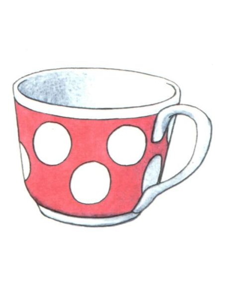 Нарисованная Кружка для детей дошкольного возраста