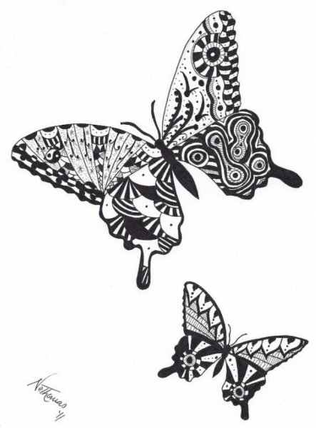 Стилизация бабочки
