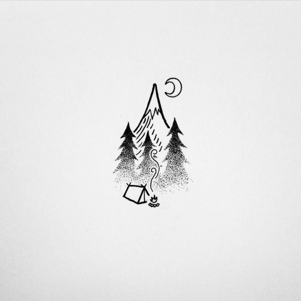 Минималистические рисунки