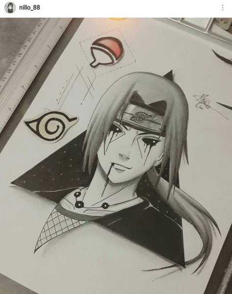 Учиха Мадара скетч
