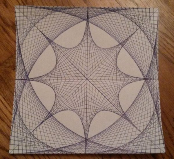 Узоры с прямыми линиями по клеточкам