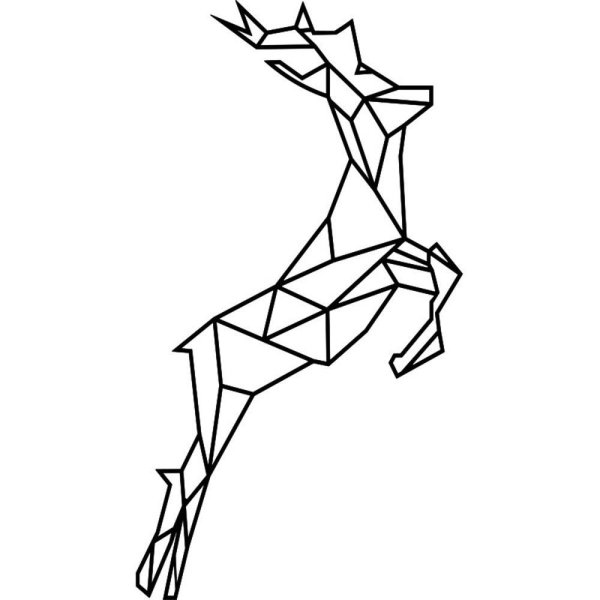 Геометрические рисунки животных