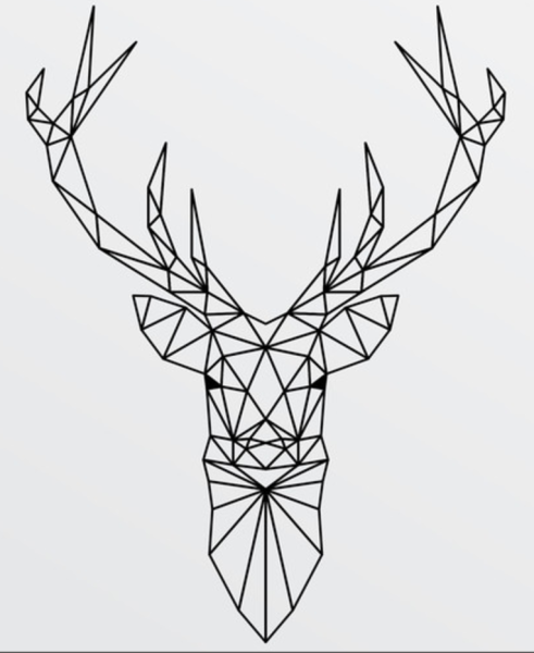 Геометрические фигурки животных легкие