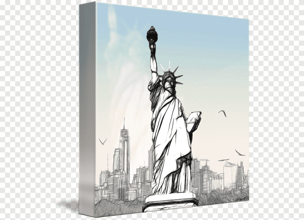 Скульптура State of Liberty рисунок