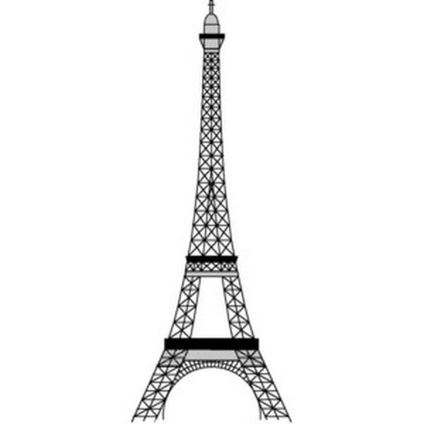 Чертеж башня Эйфель