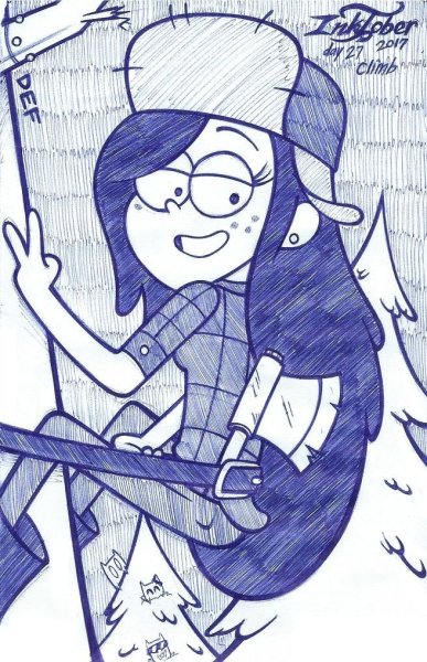 Венди Гравити Фолз для рисования