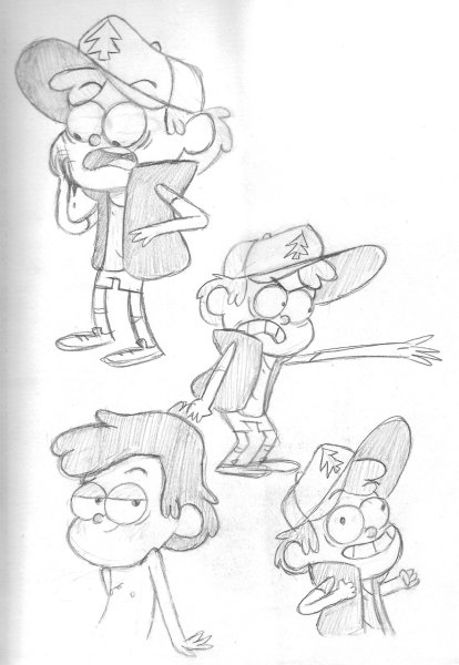 Sketchbook Гравити Фолз