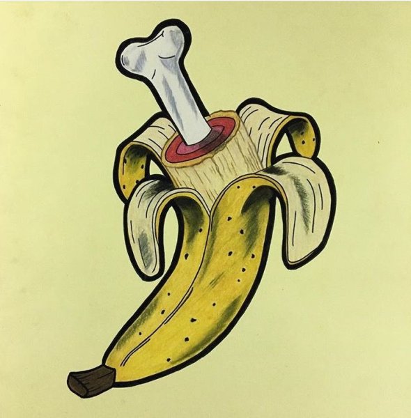 Стилизованный банан