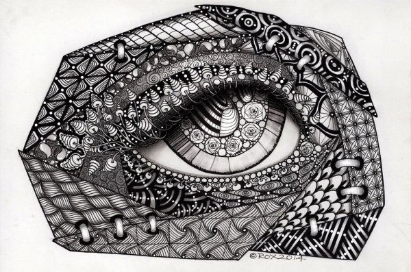 Zentangle doodling Зентангл и дудлинг