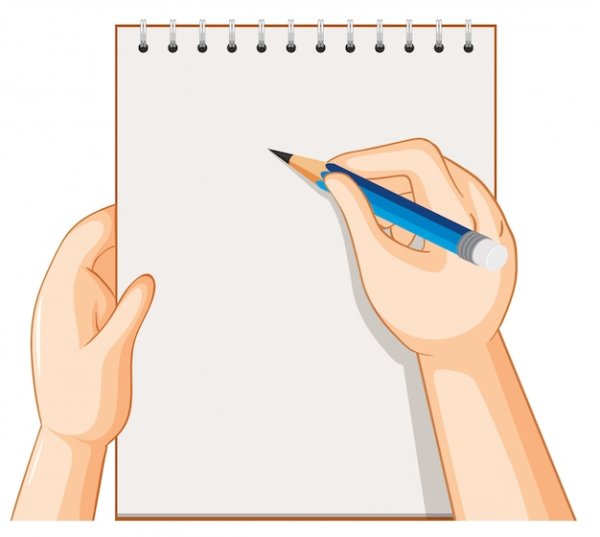 Листок карандашом