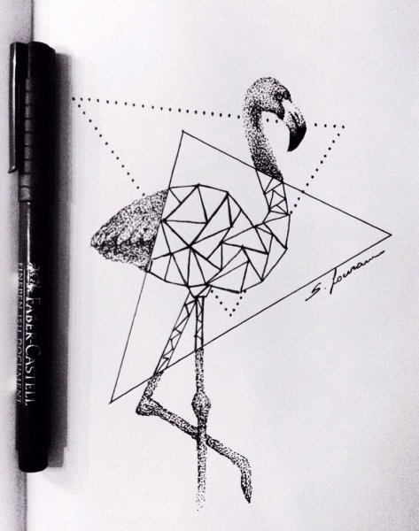 Тату геометрия эскизы