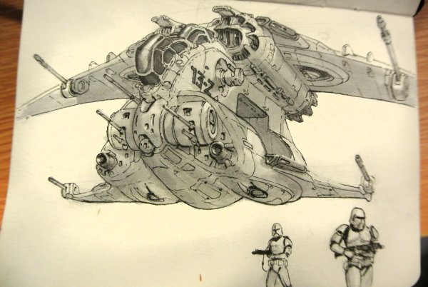 Звездные войны концепт арт Михал кус