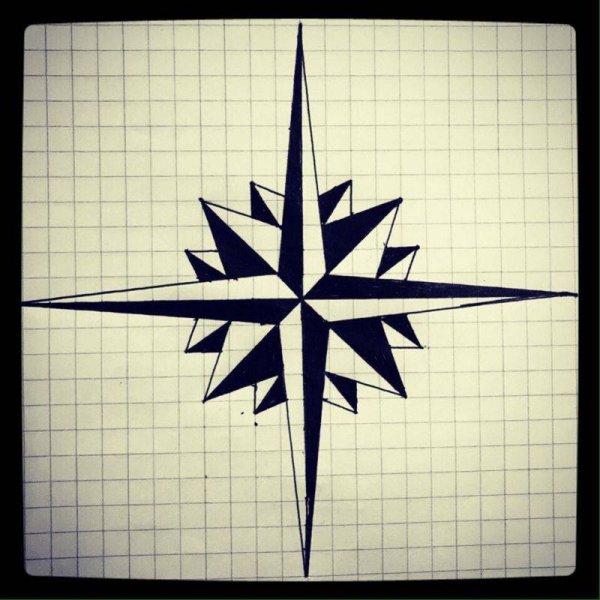 АУЕ звёзды роза ветров