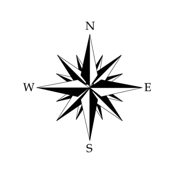 Восьмиконечная звезда компас