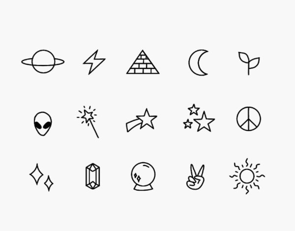 Маленькие рисунки для тату