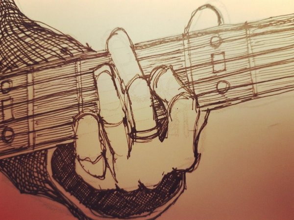 Гитара скетч