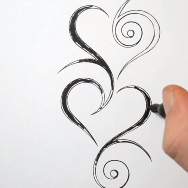 Лёгкие рисунки ручкой