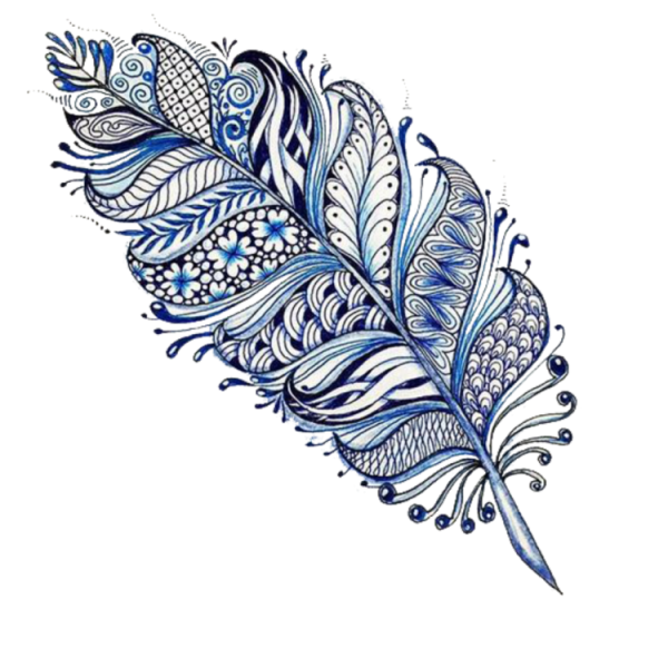 Узорчатое перо