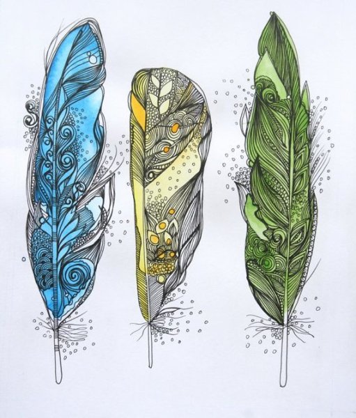 Зентангл перо