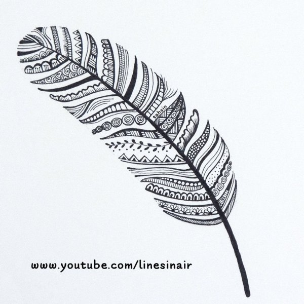 Перо для дудлинга