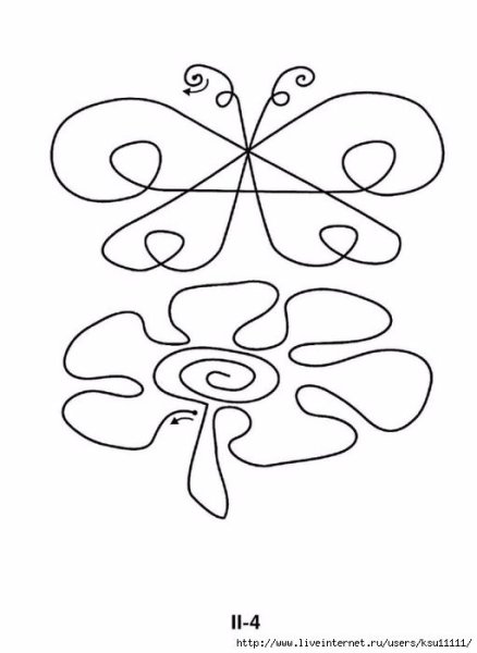 Рисование одной линией для детей