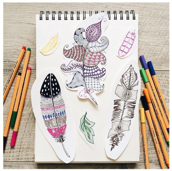 Скетчи капиллярной ручкой