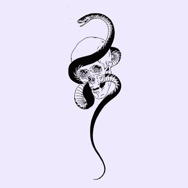 Эскизы татуировок змеи