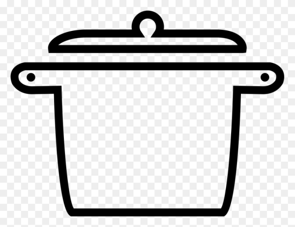 Контур кастрюли для детей