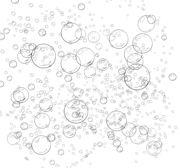 Пузыри черно белые