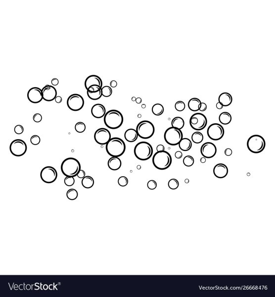 Трафарет мыльные пузыри