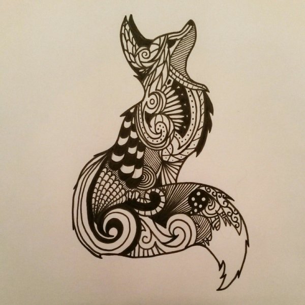 Стилизованные животные простые