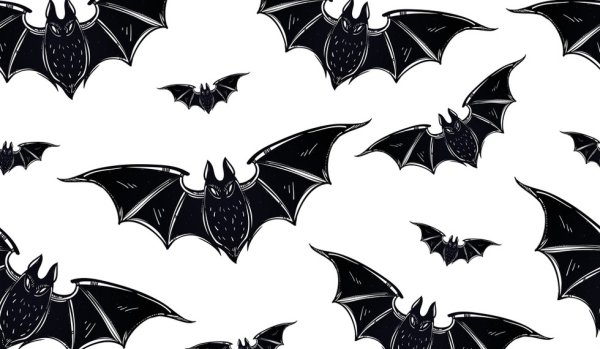 Принт летучая мышь