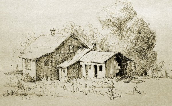 Деревня в графике