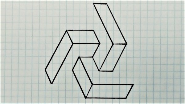 Геометрические фигуры по клеточкам сложные