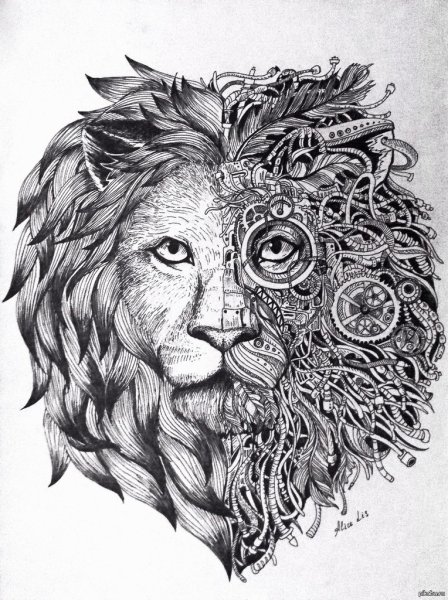 Картины гелевой ручкой