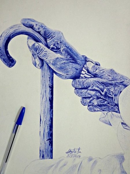 Искусство шариковой ручкой