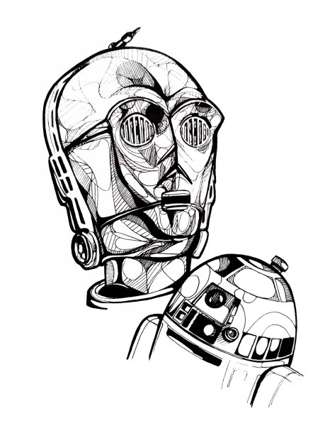 Стар ВАРС рисунки карандашом