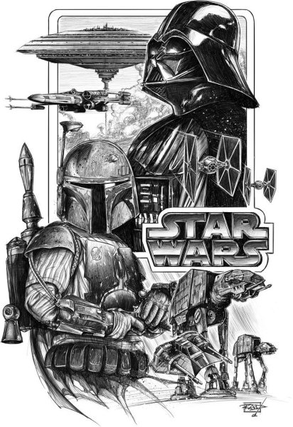 Звездные войны эскиз