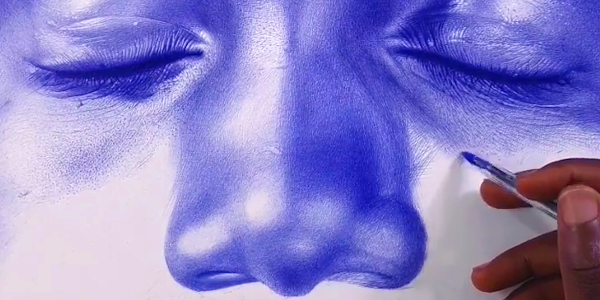 Картины ручкой