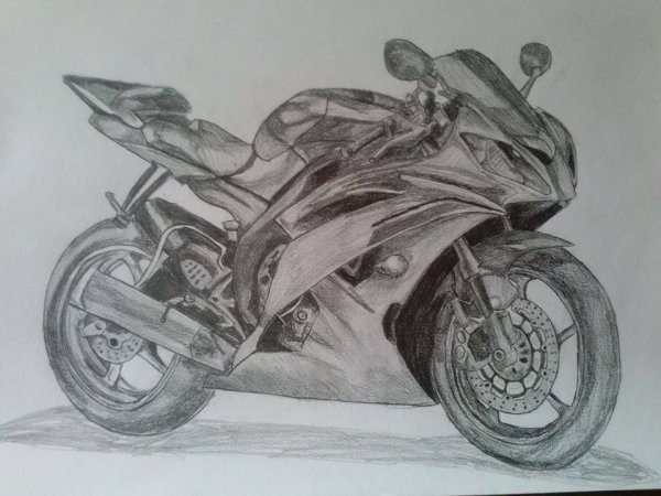 Ямаха р6 рисунок