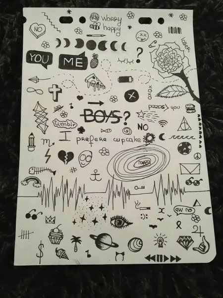 Мелкие рисунки для скетчбука