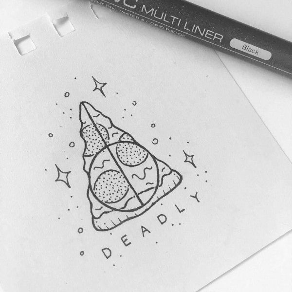 Маленькие рисунки для скетчбука