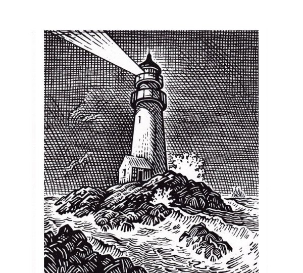 Изображение Маяк в гравюрах